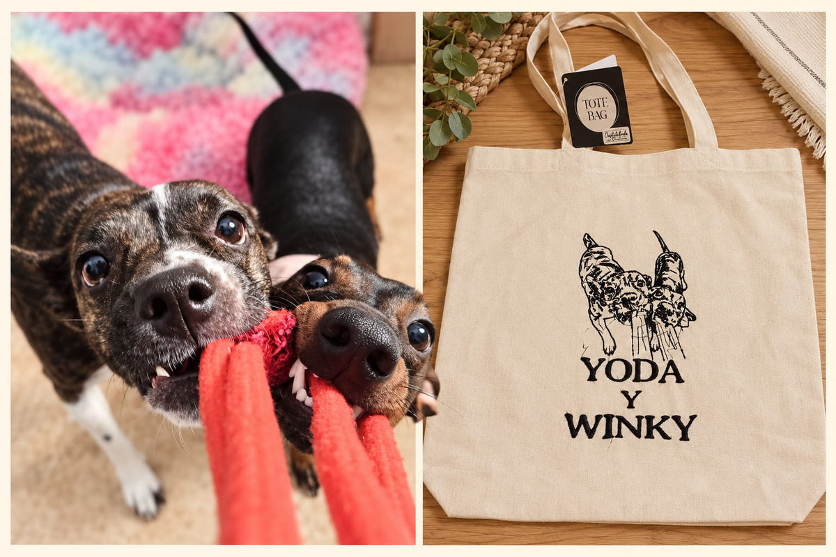 PERSONLIG BRODERET TOTE BAG