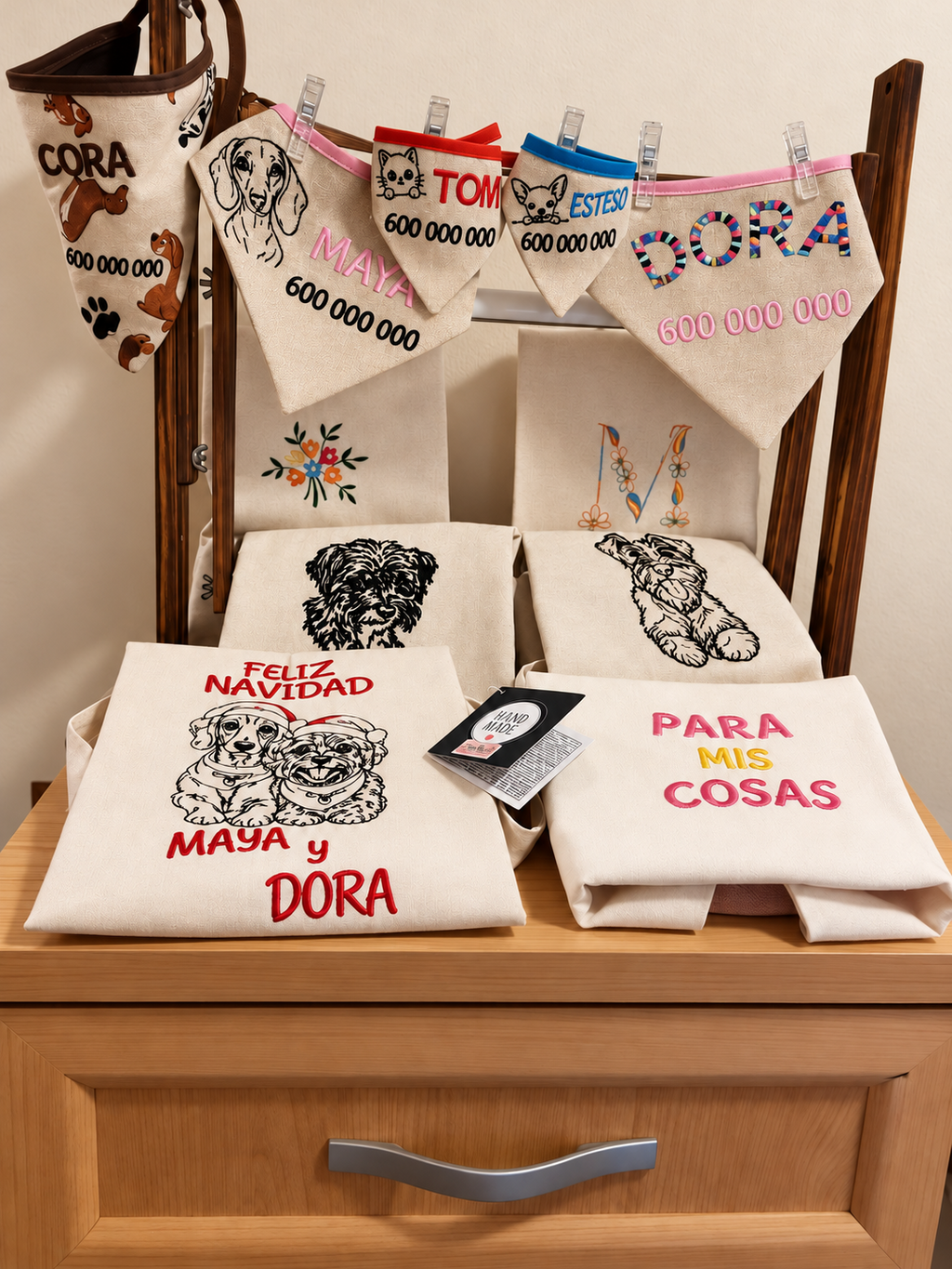 PERSONLIG BRODERET TOTE BAG