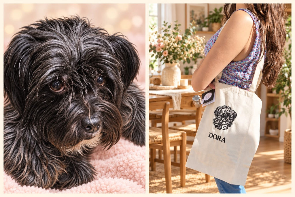 PERSONLIG BRODERET TOTE BAG